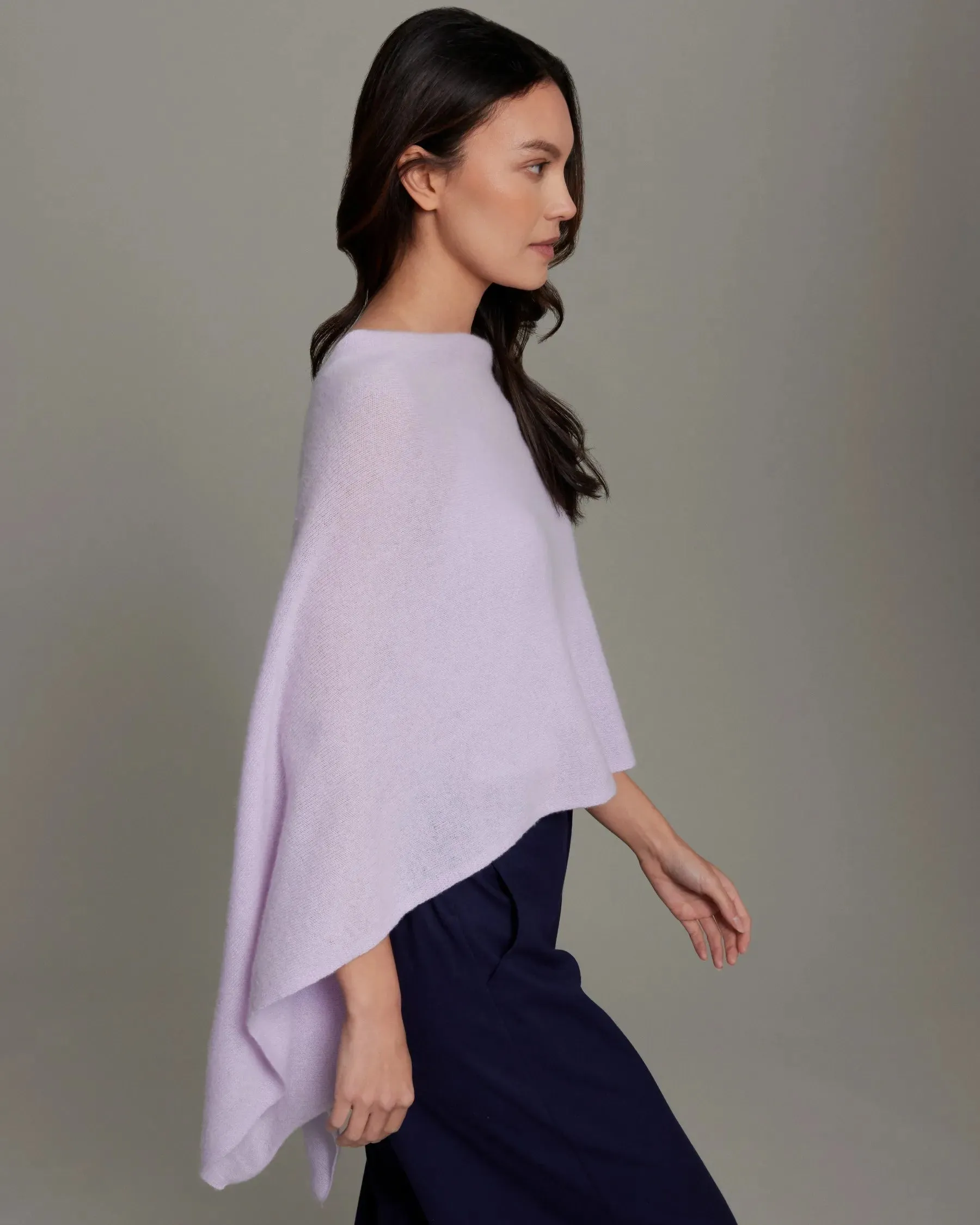 100% Cashmere Dress Topper Poncho