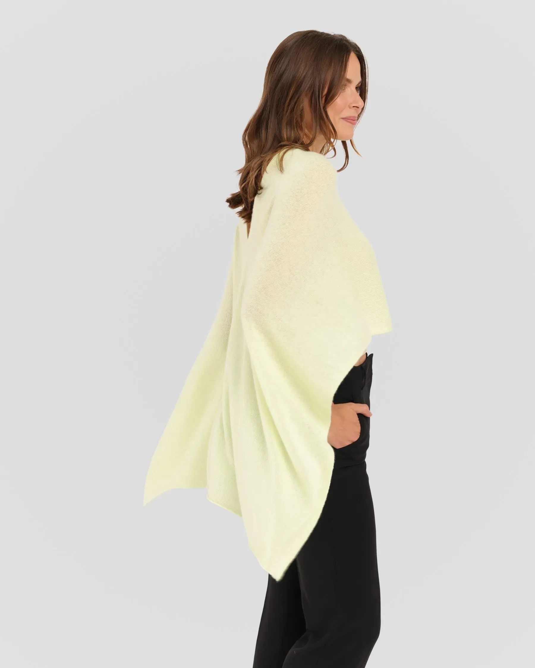 100% Cashmere Dress Topper Poncho