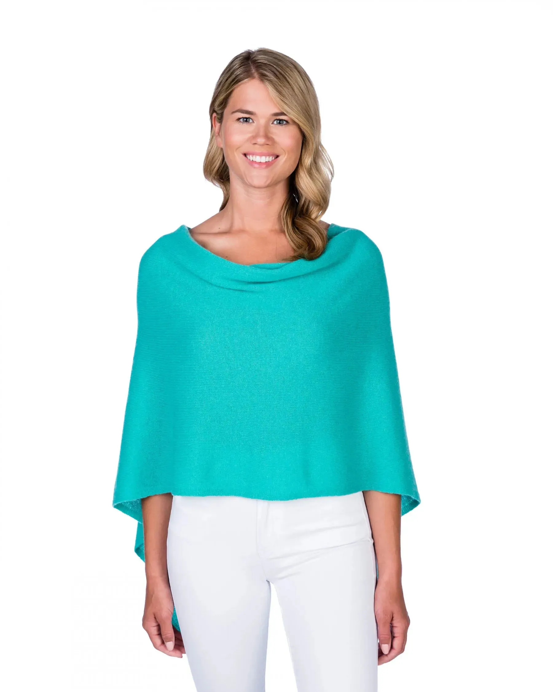 100% Cashmere Dress Topper Poncho