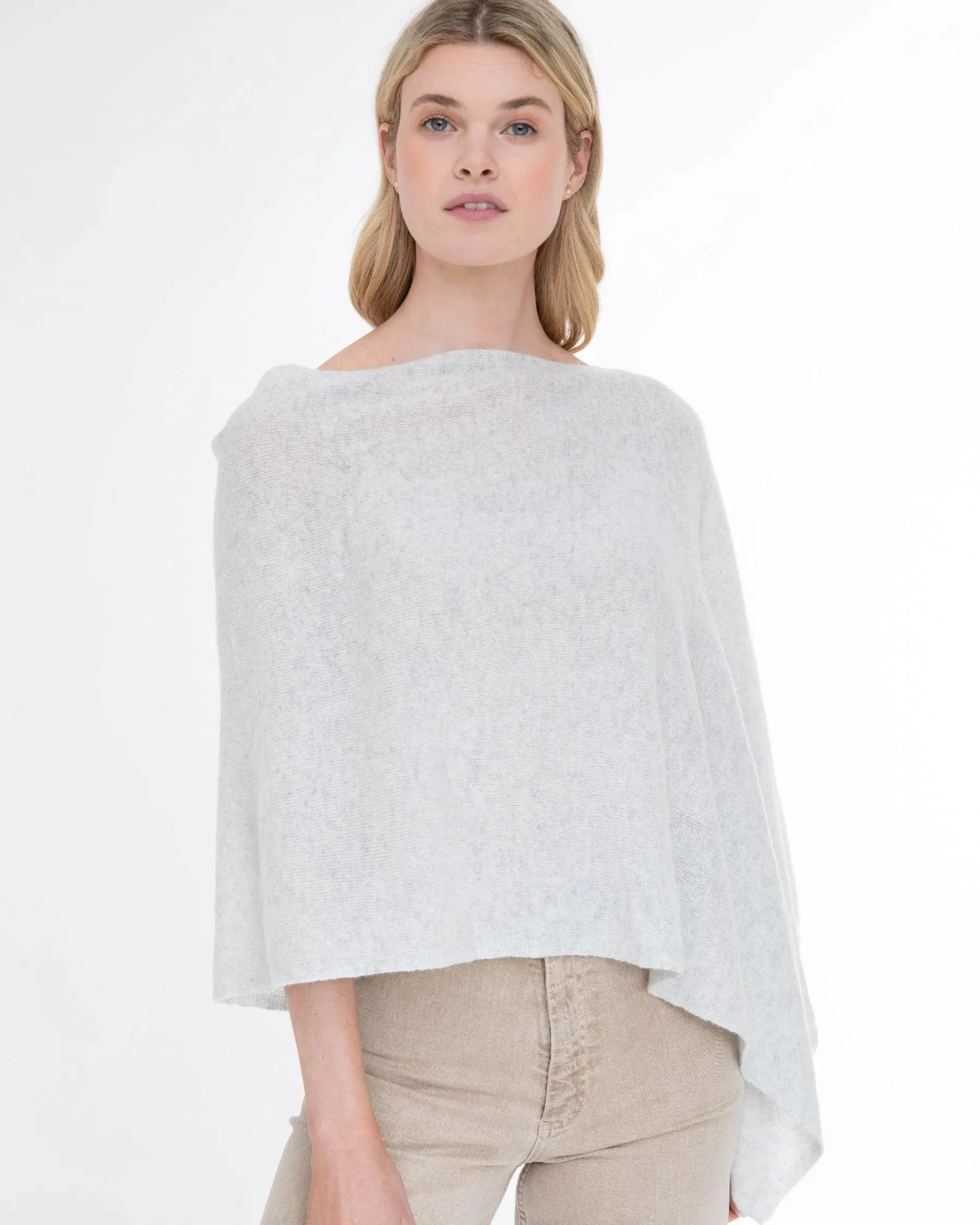 100% Cashmere Dress Topper Poncho