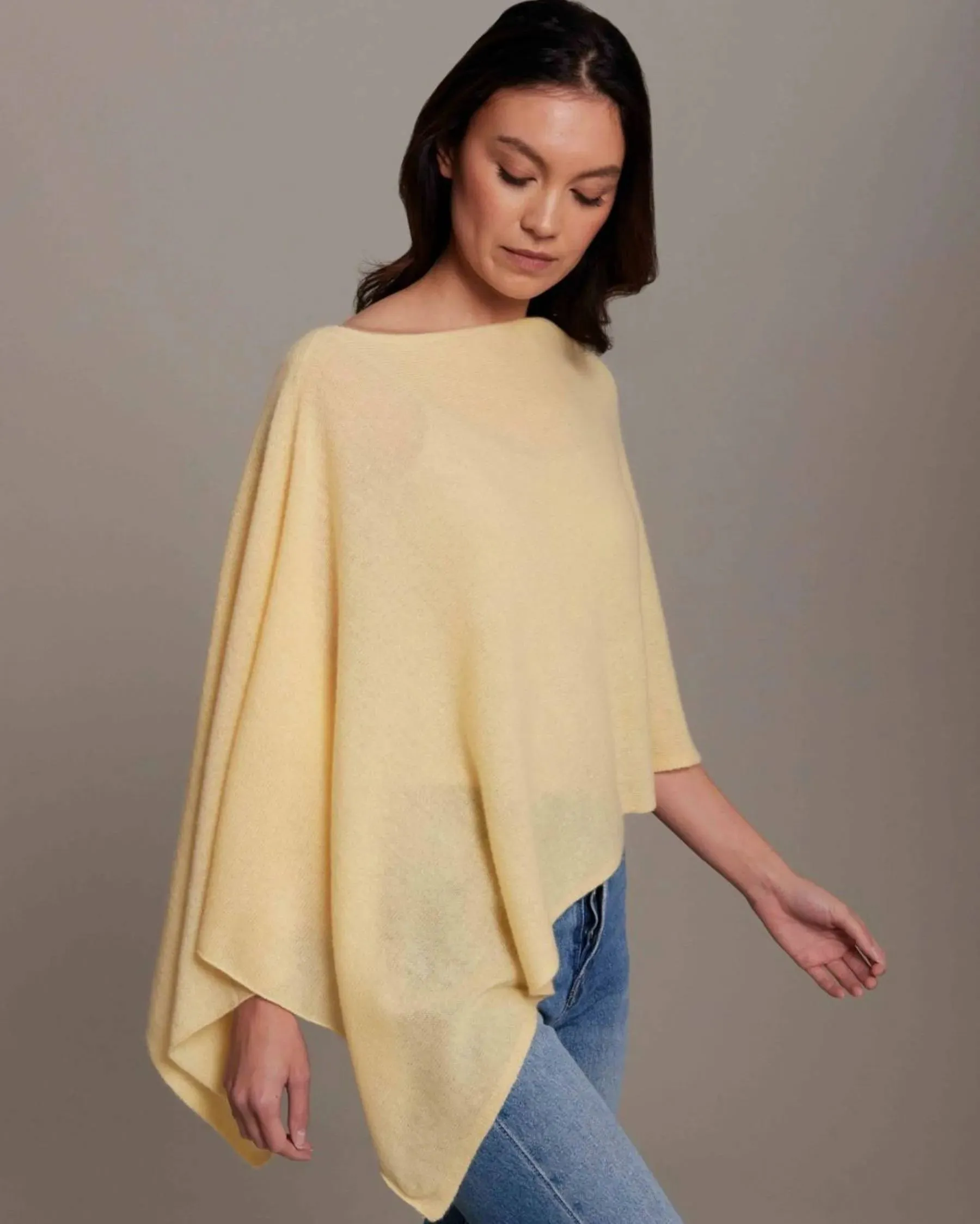100% Cashmere Dress Topper Poncho