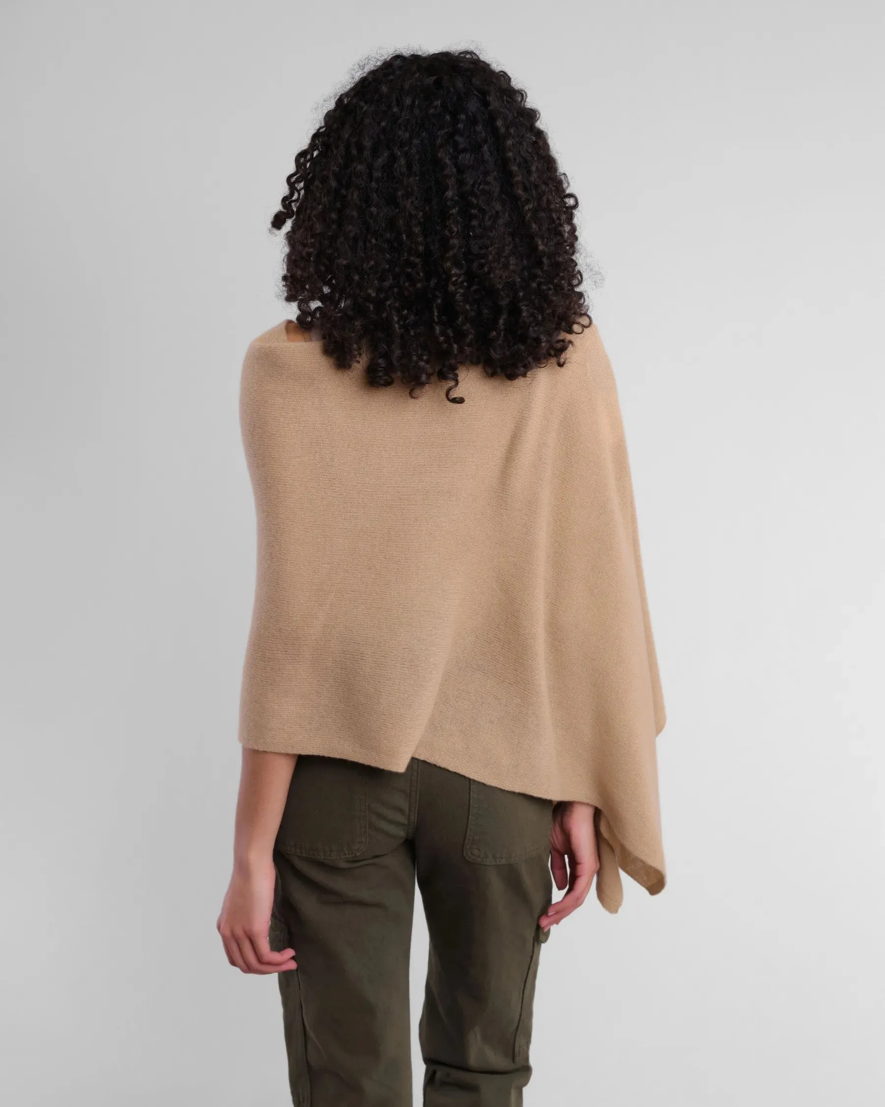 100% Cashmere Dress Topper Poncho