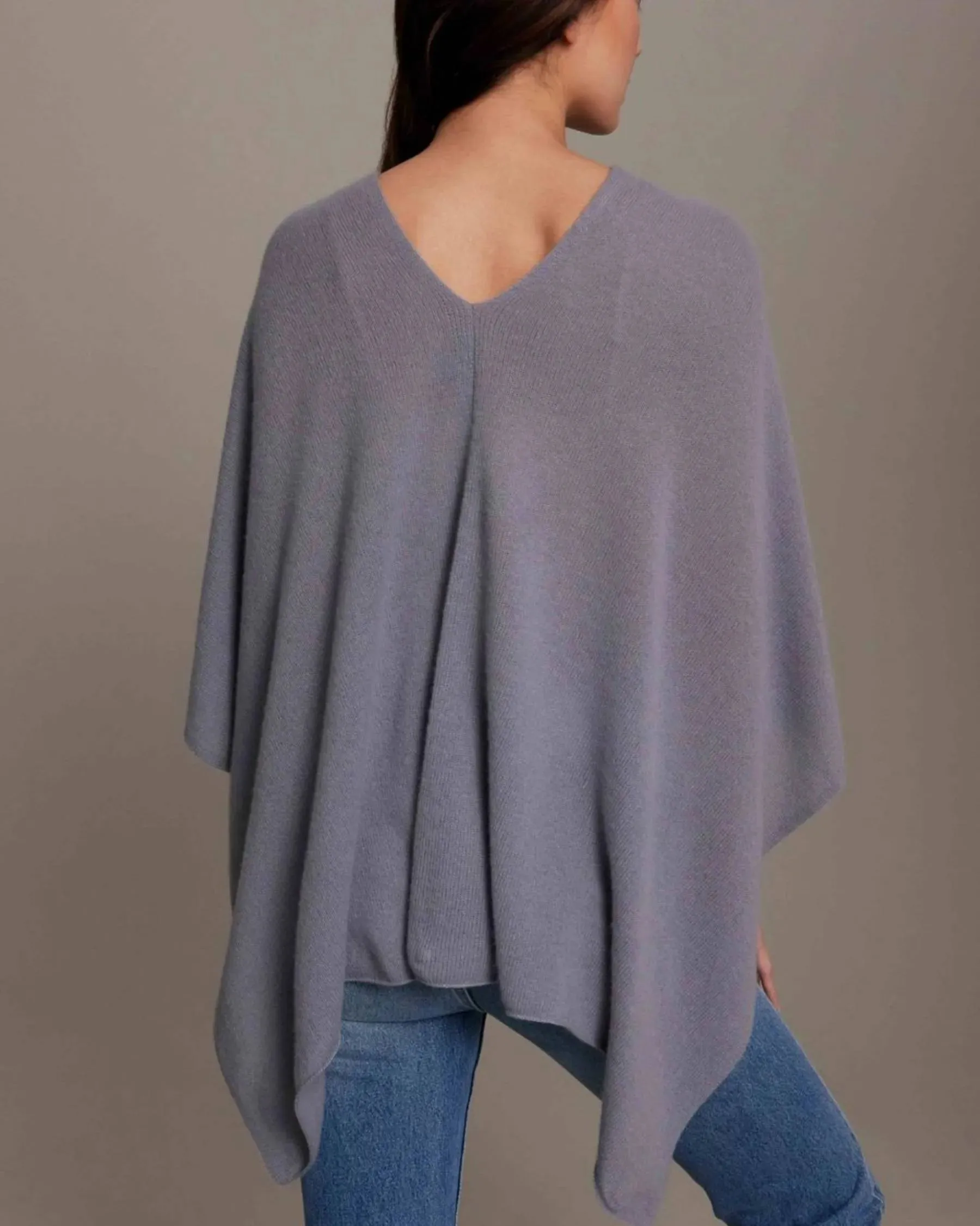 100% Cashmere Dress Topper Poncho