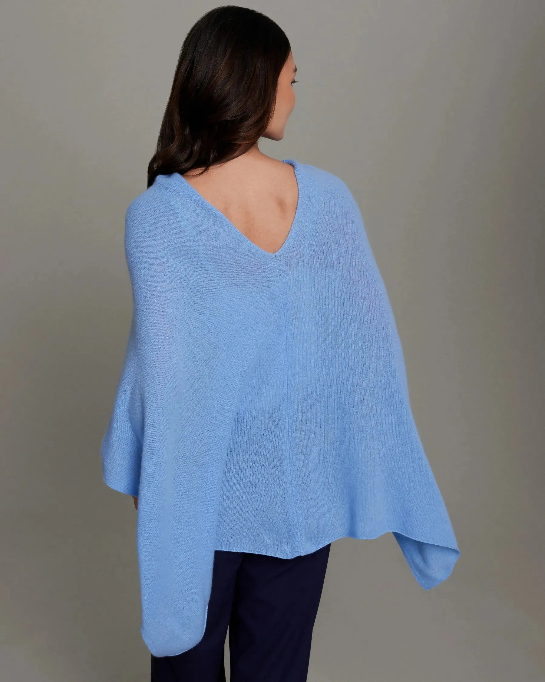 100% Cashmere Dress Topper Poncho