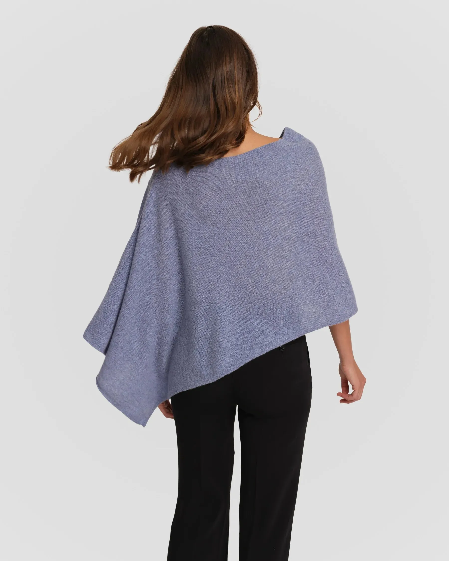 100% Cashmere Dress Topper Poncho