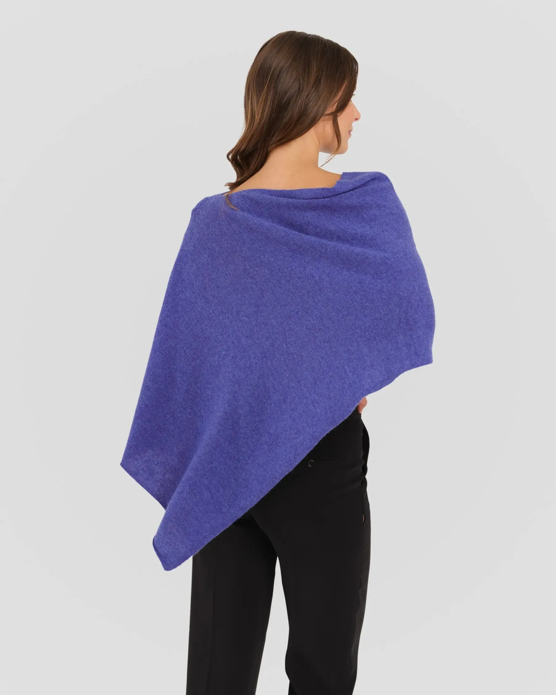 100% Cashmere Dress Topper Poncho