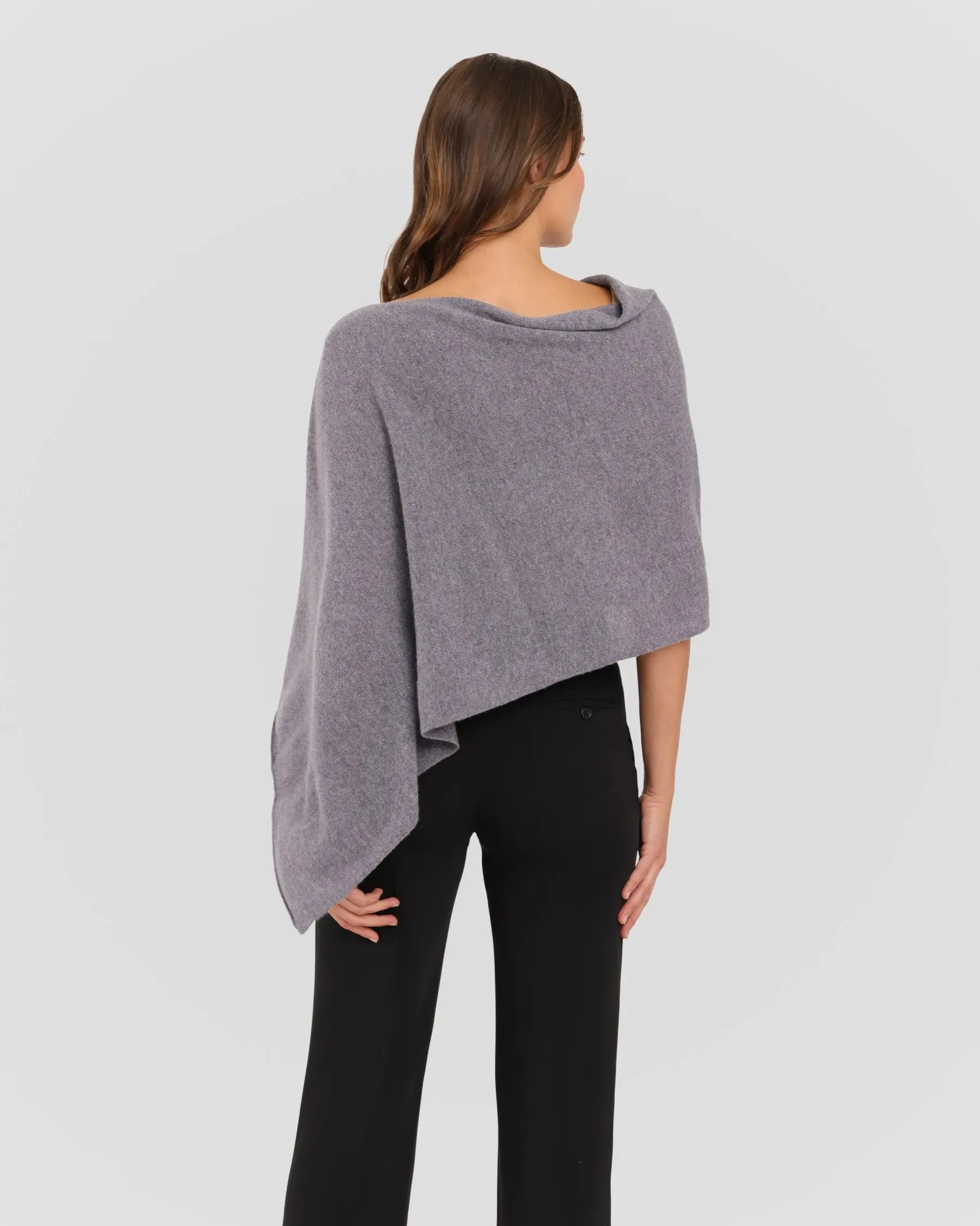 100% Cashmere Dress Topper Poncho