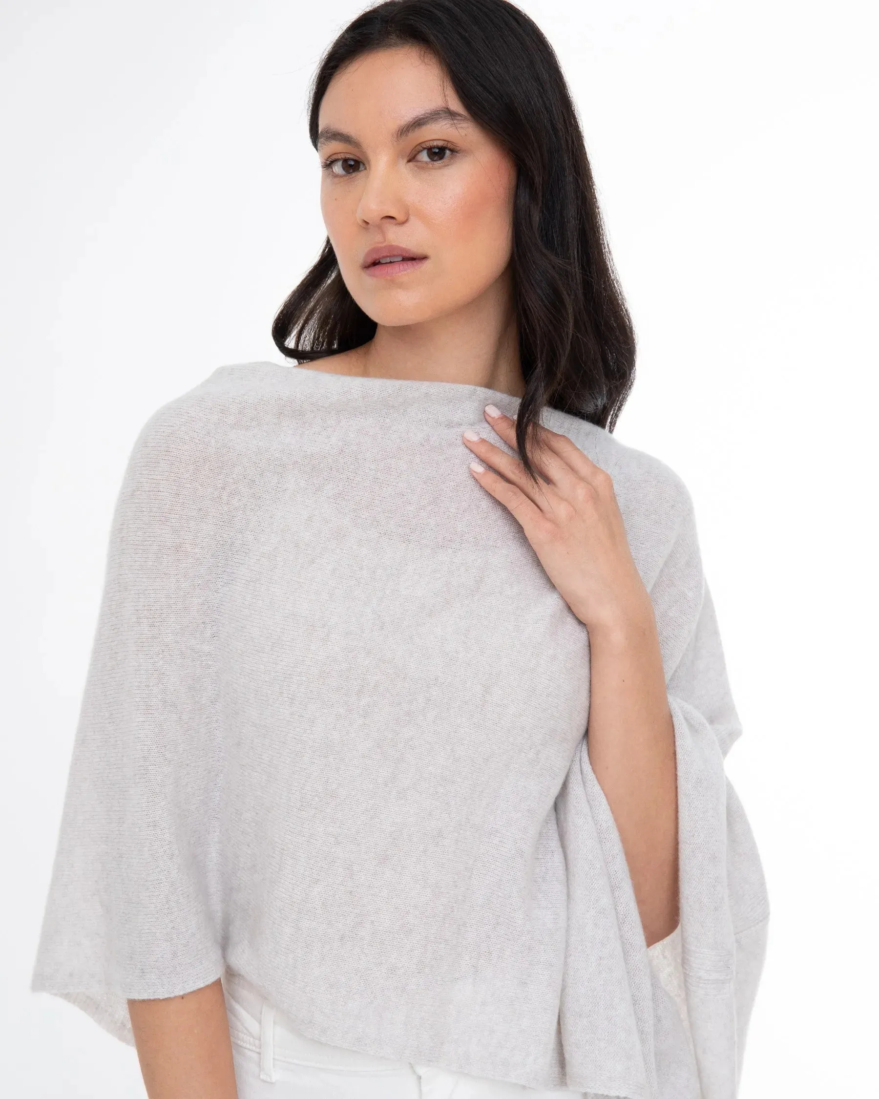 100% Cashmere Dress Topper Poncho