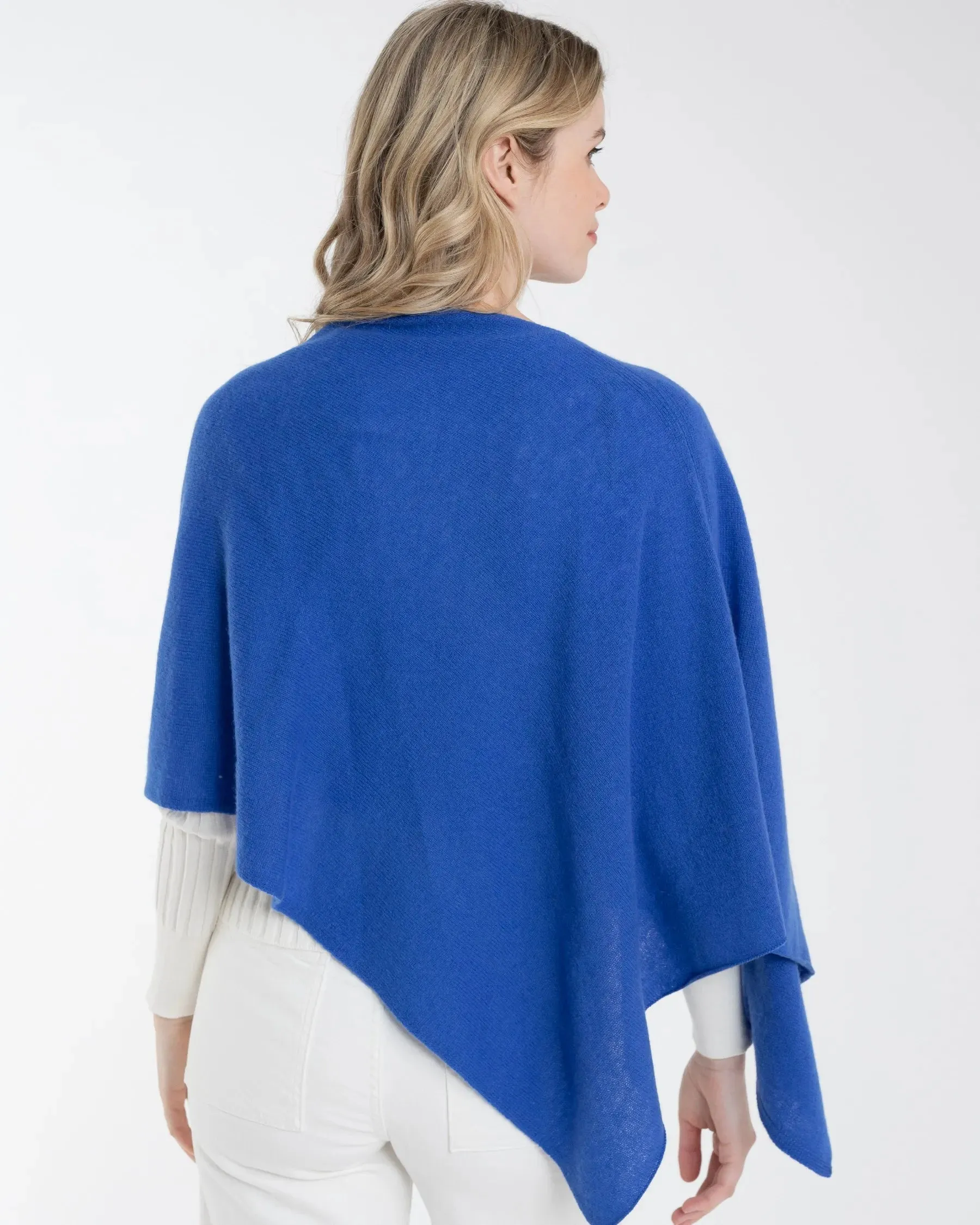 100% Cashmere Dress Topper Poncho