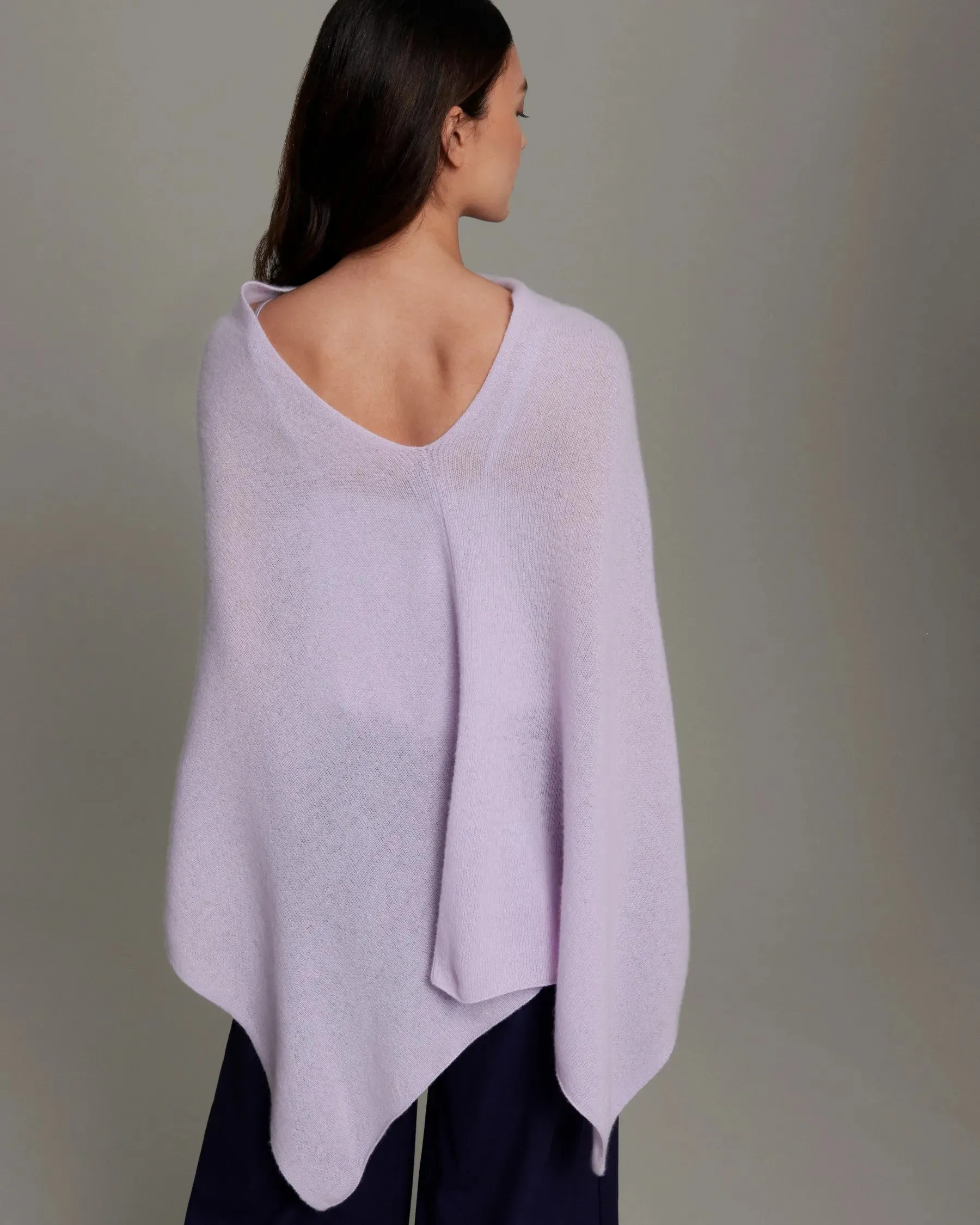 100% Cashmere Dress Topper Poncho