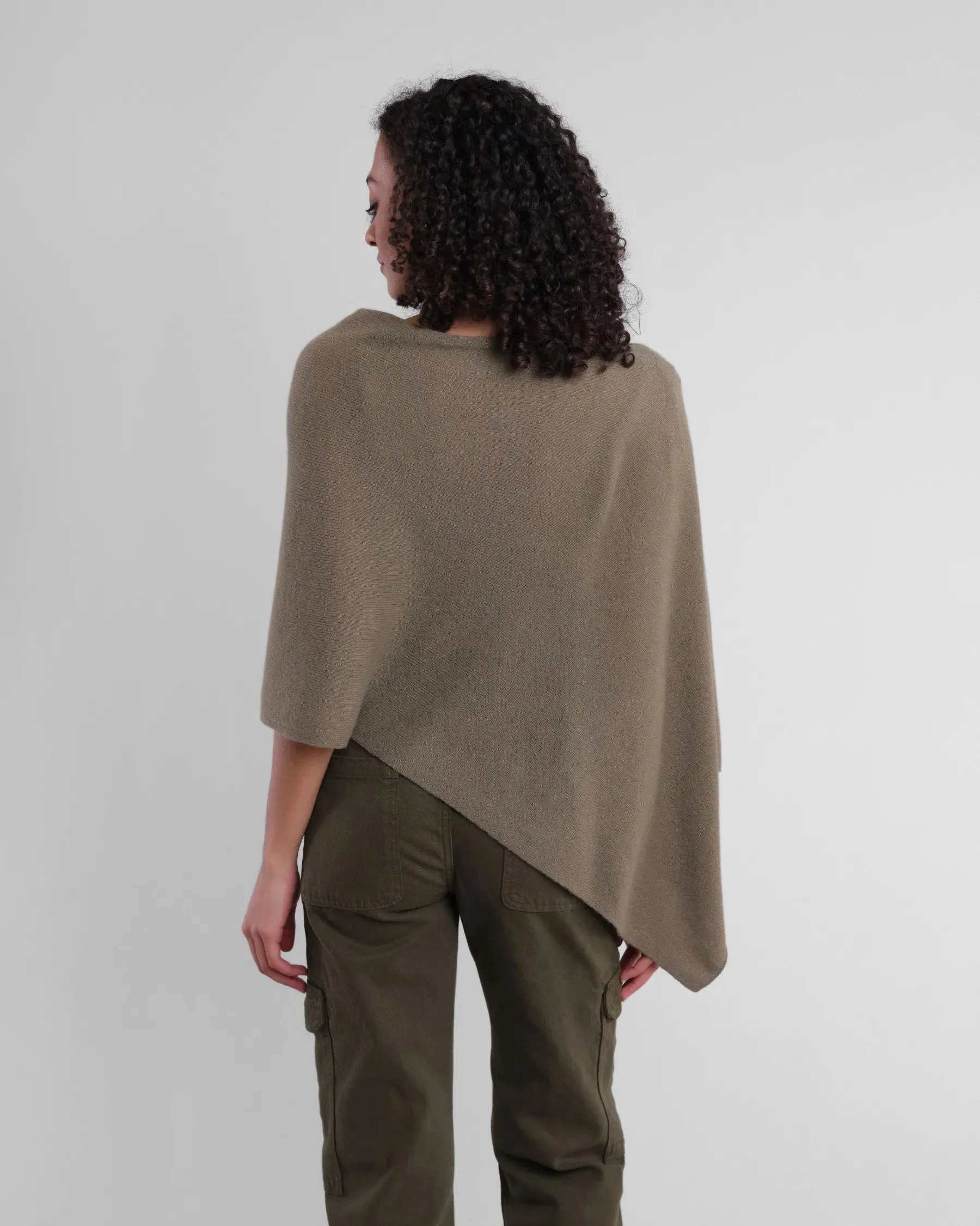 100% Cashmere Dress Topper Poncho