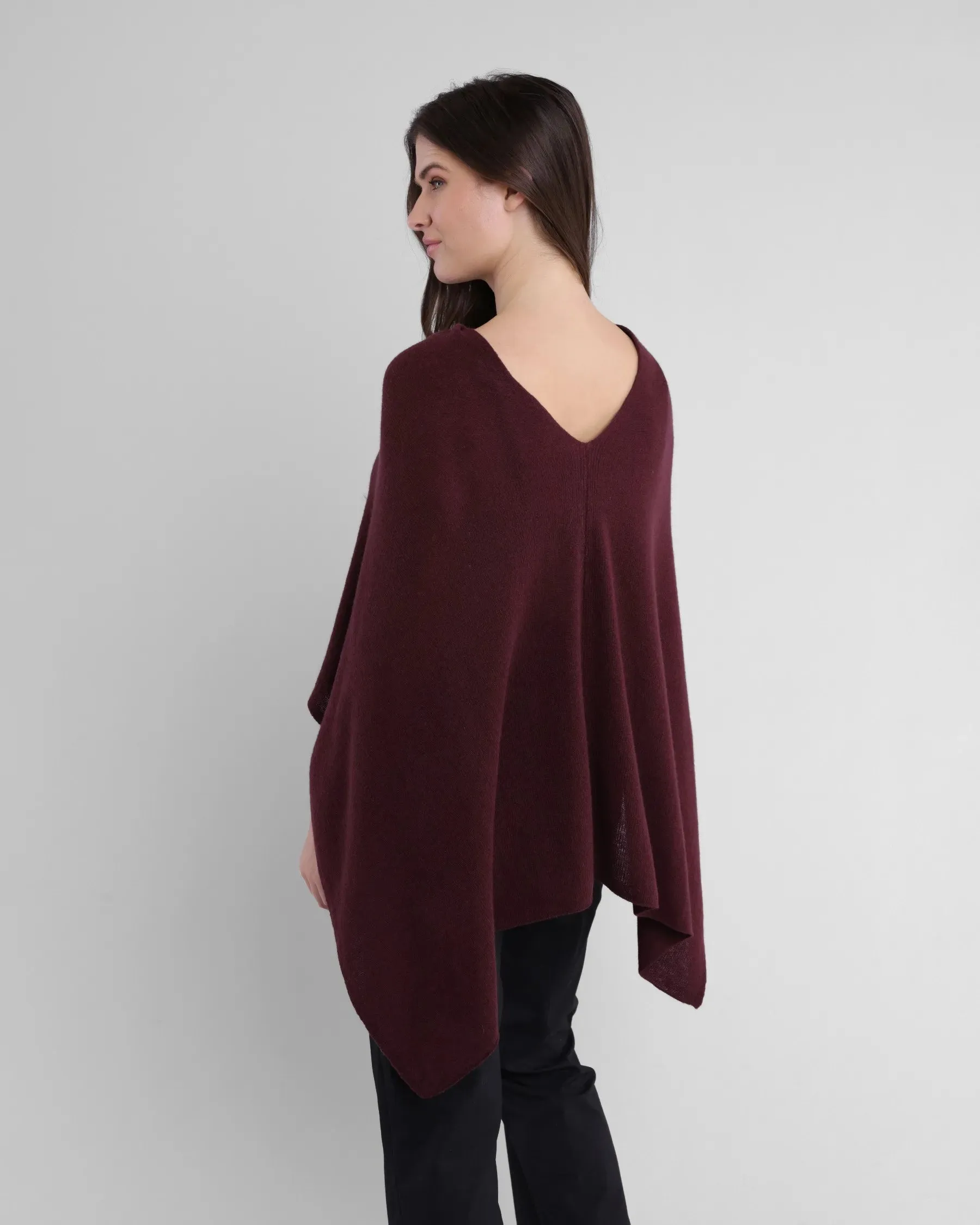 100% Cashmere Dress Topper Poncho