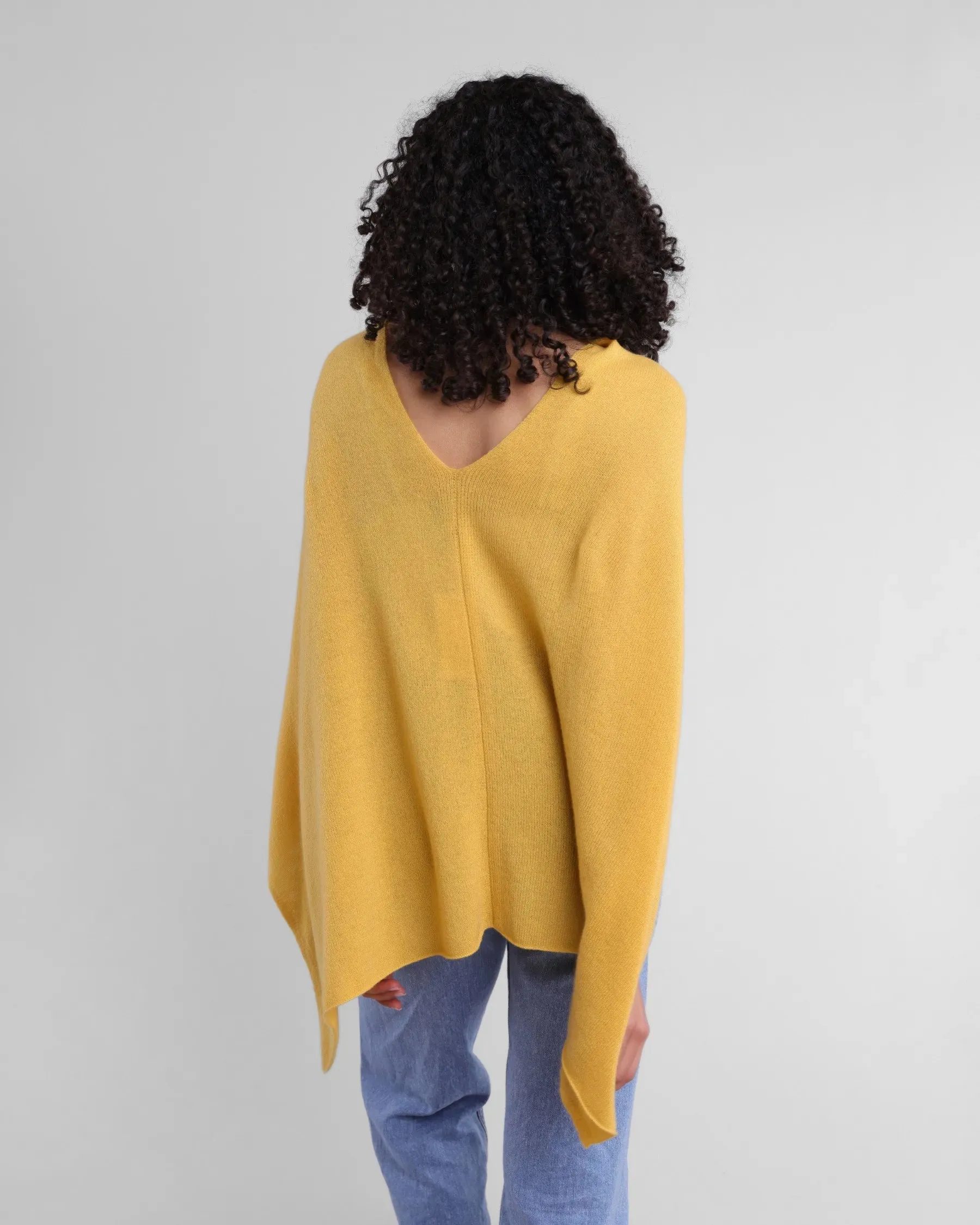 100% Cashmere Dress Topper Poncho