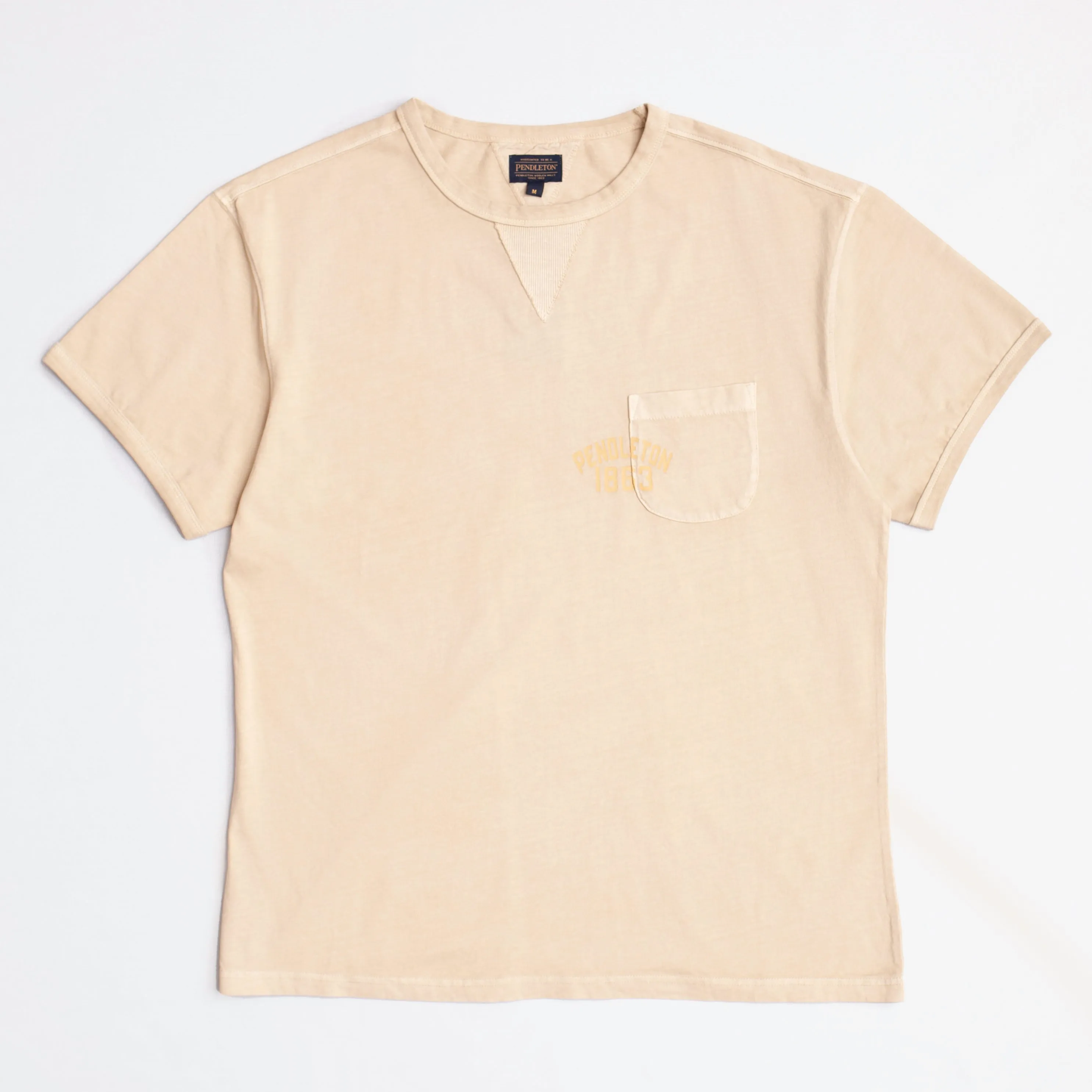 1863 POCKET TEE - SAND