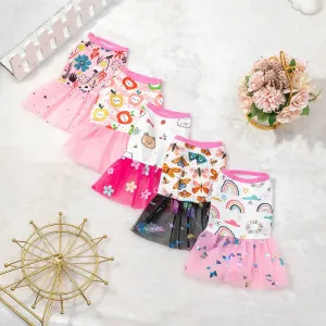 2024 New Fashion Lace Design Dog Dress | Spring/Summer Mesh Puppy Skirt | Cat & Dog Fashion Pet Apparel