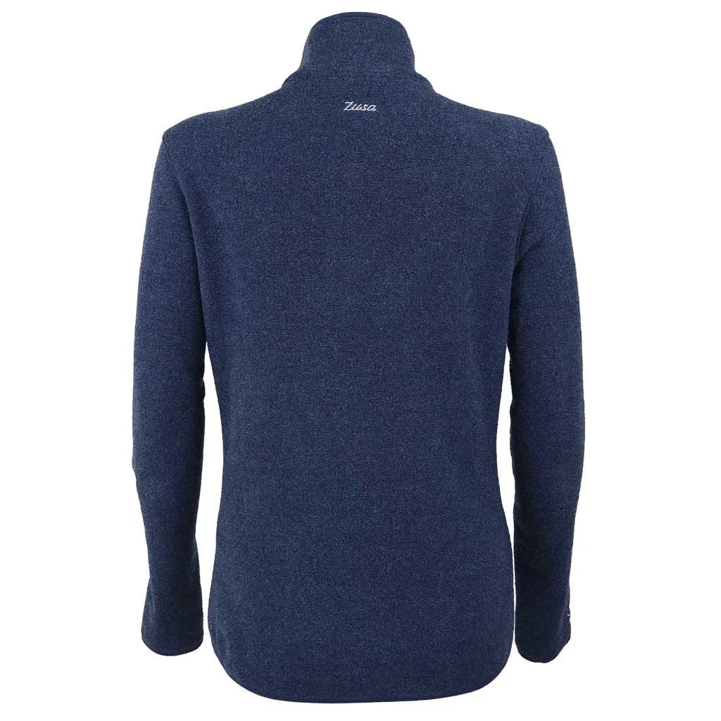 48-Hour Zusa Women's Navy Chilly Fleece Quarter Zip