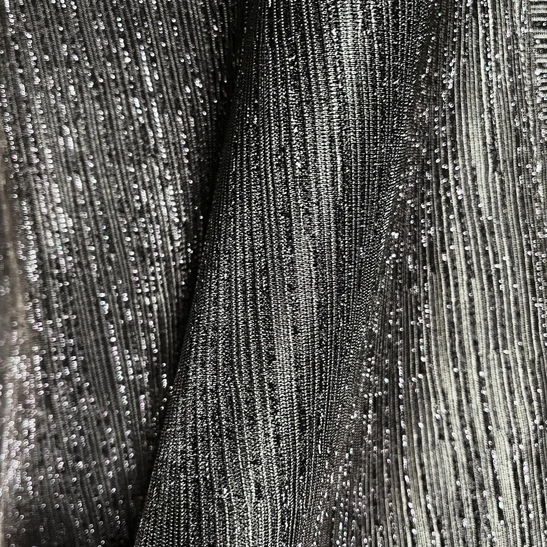 Abbey Swing Coat - Black sparkle