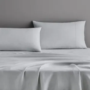 Abbotson Silver Linen Fitted Sheet by Sheridan