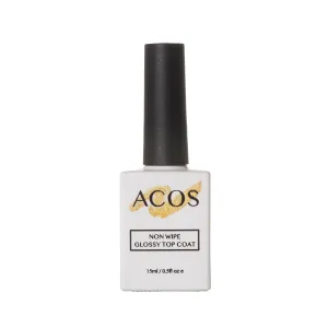 ACOS Non Wipe  Glossy  Gel top coat 15ml
