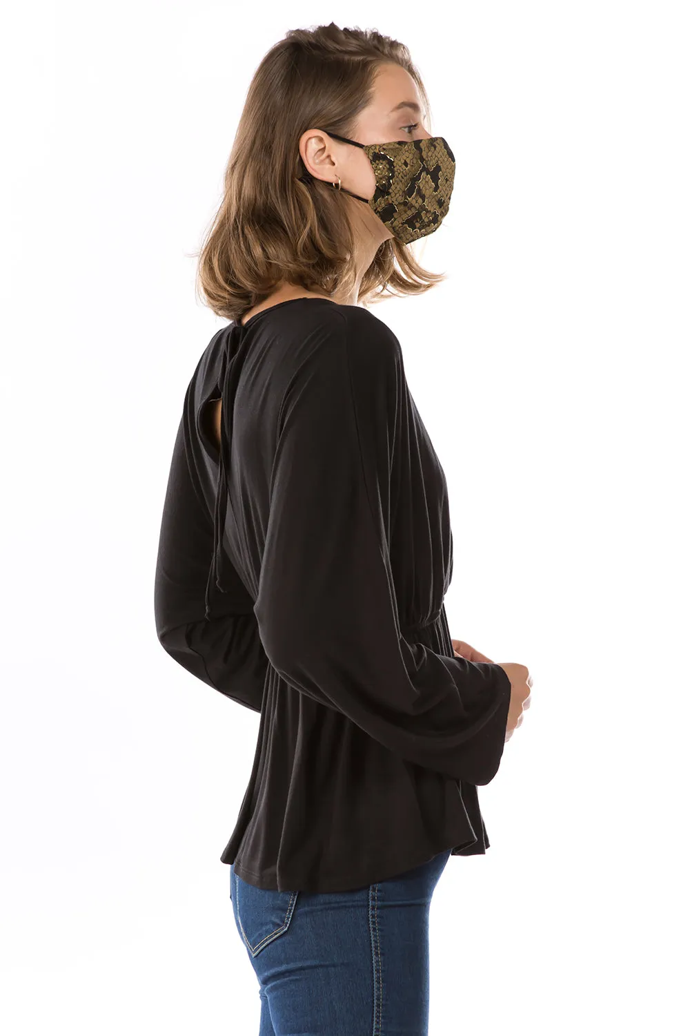 ALIA TOP ( BLACK)-VT2786