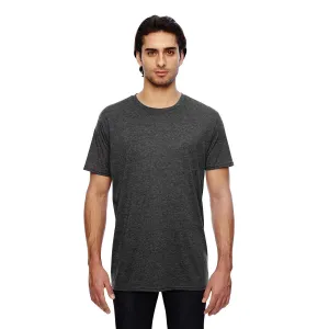 Anvil Men's Heather Dark Grey 3.2 oz. Featherweight Short-Sleeve T-Shirt