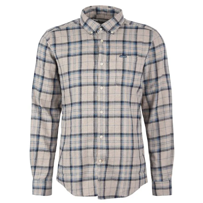 Barbour Deerpark Tailored Fit Mens Shirt - Ecru