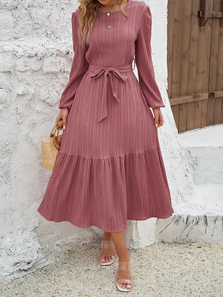 Beatrix - Elegant Flounce Long Dress for Women