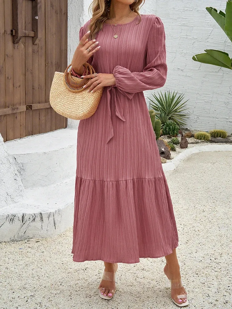 Beatrix - Elegant Flounce Long Dress for Women