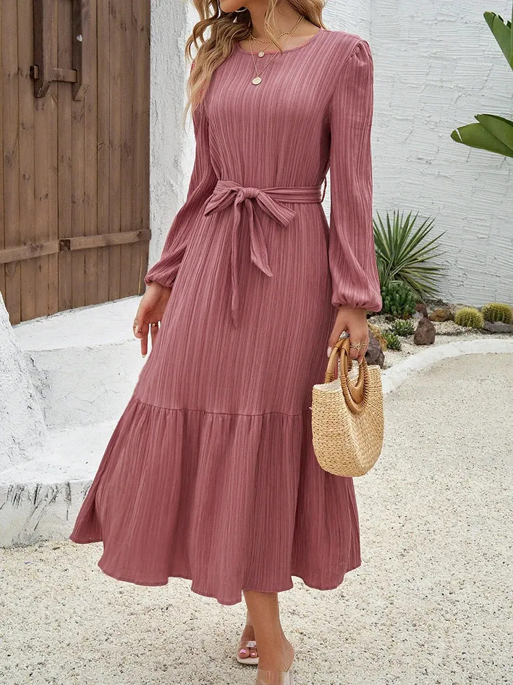 Beatrix - Elegant Flounce Long Dress for Women