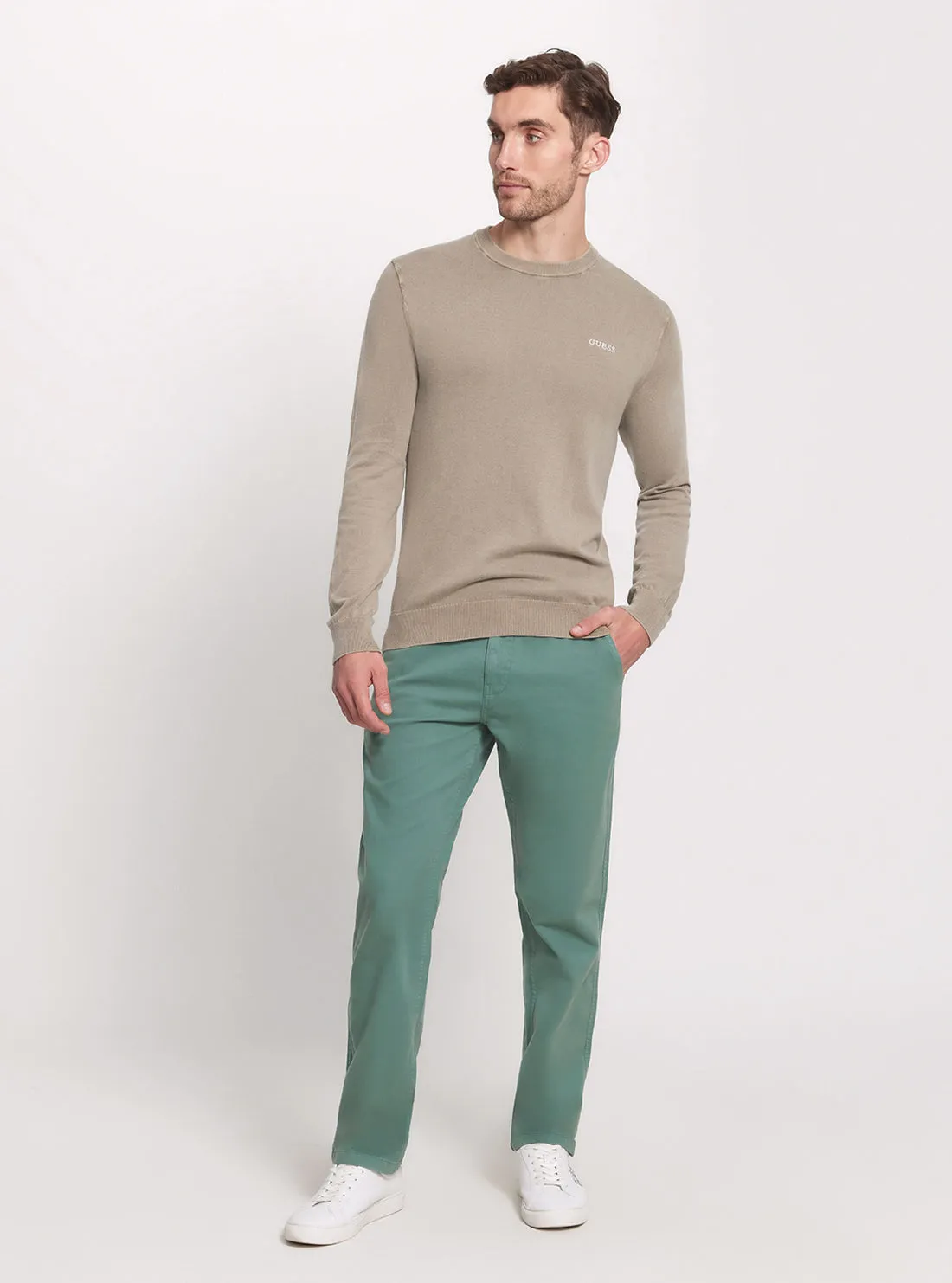 Beige Chesley Knit Jumper