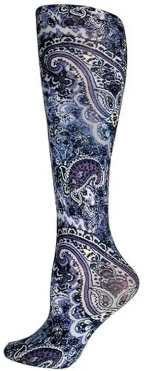 Big Purple Paisley Tights