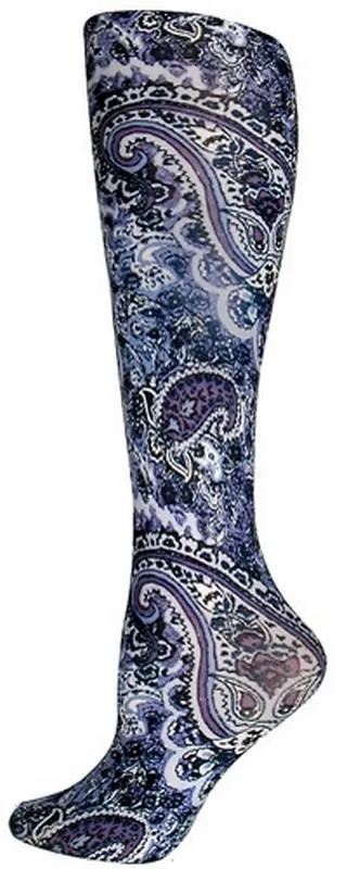 Big Purple Paisley Tights