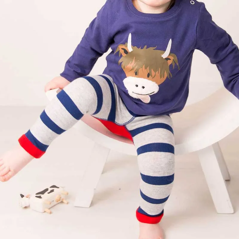 Blade & Rose Footless Tights - Hamish The Highland Cow