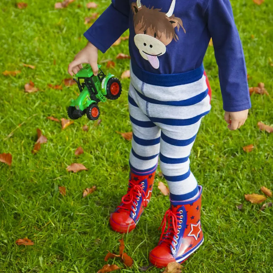 Blade & Rose Footless Tights - Hamish The Highland Cow