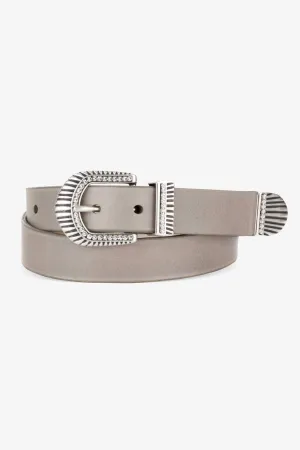 Brave Leather Mylah Crystal Pebbled Belt