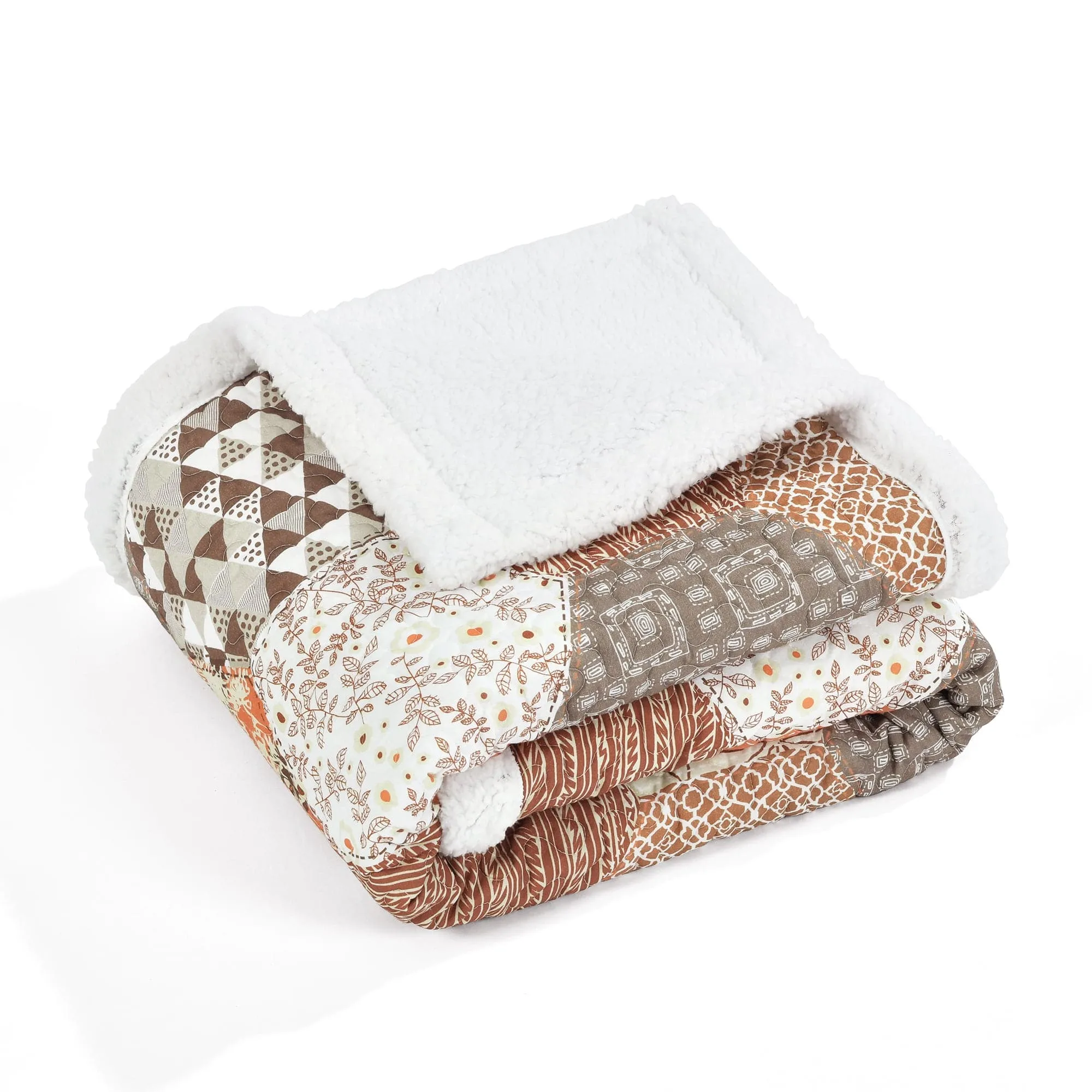 Briley Sherpa Throw Blanket