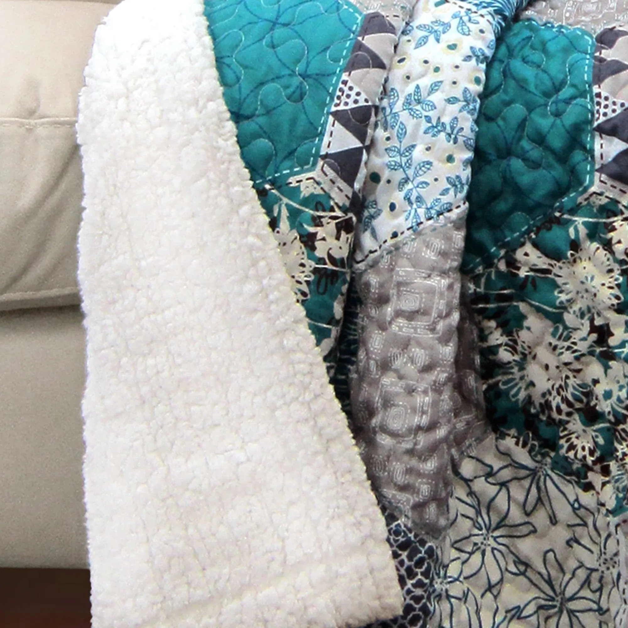 Briley Sherpa Throw Blanket