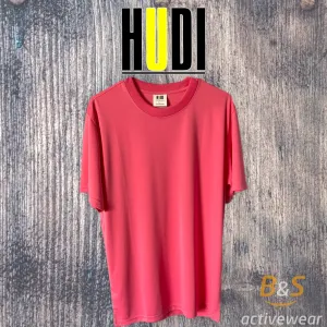 BSI 105 Pink - Men's Short Sleeve Crew Neck 100% Polyester Moisture Wicking Performance T-Shirt