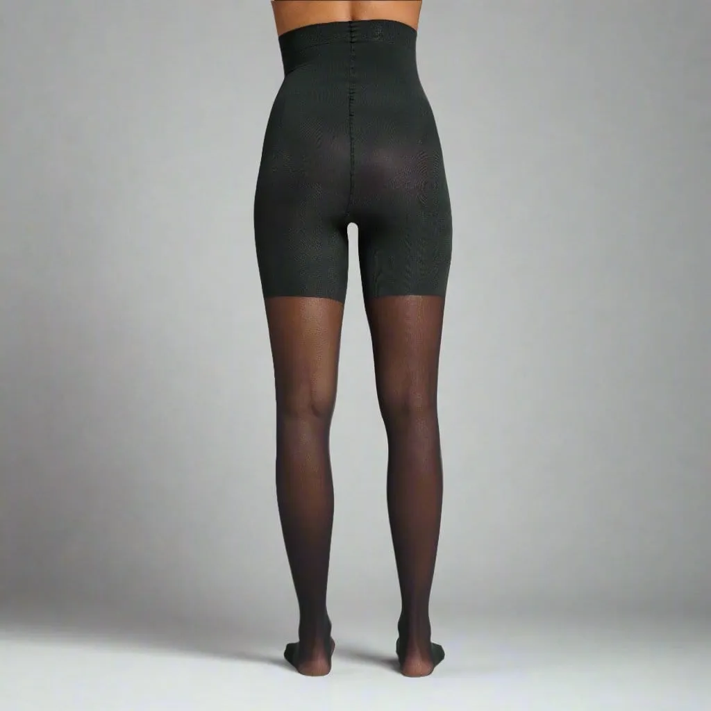 Calvin Klein Ultrafit High Waist Shaper 40 Denier Tights In Black