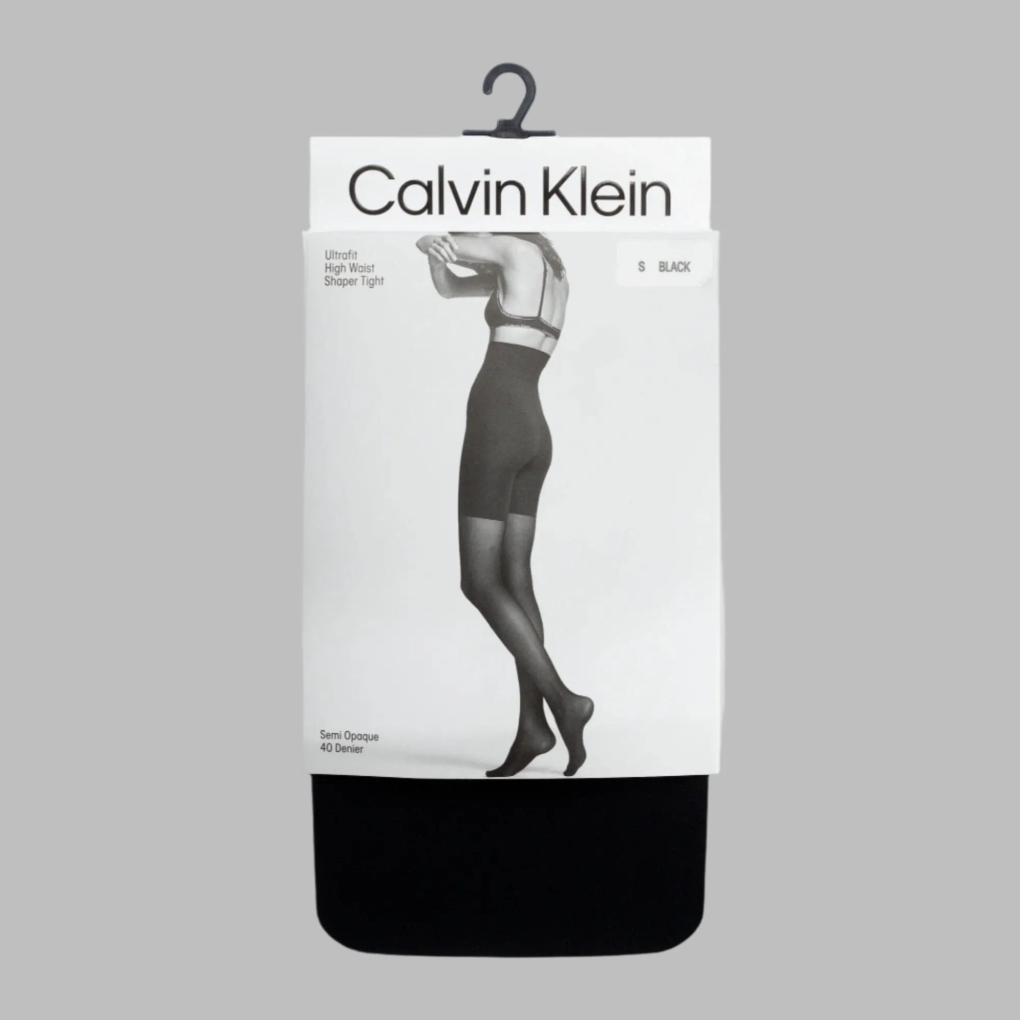 Calvin Klein Ultrafit High Waist Shaper 40 Denier Tights In Black