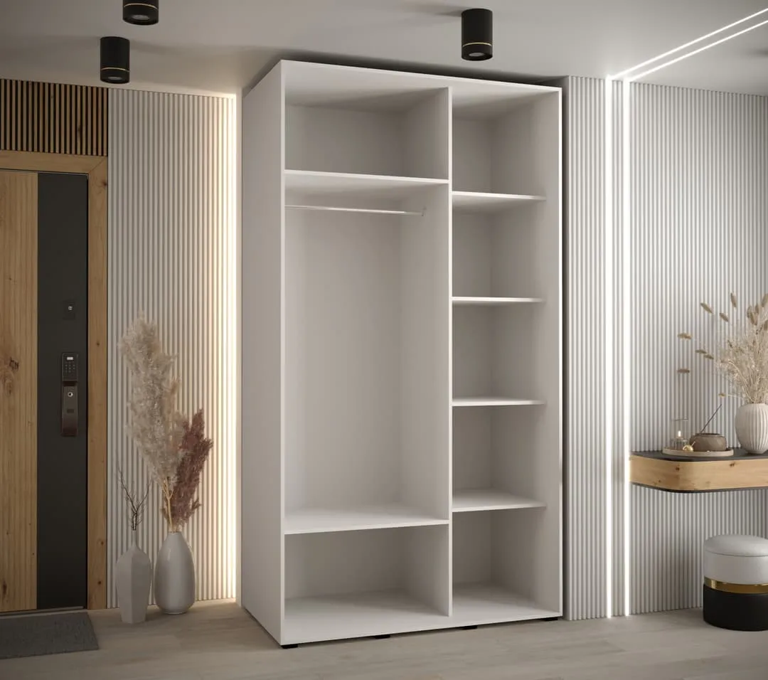 Cannes II Sliding Door Wardrobe 140cm