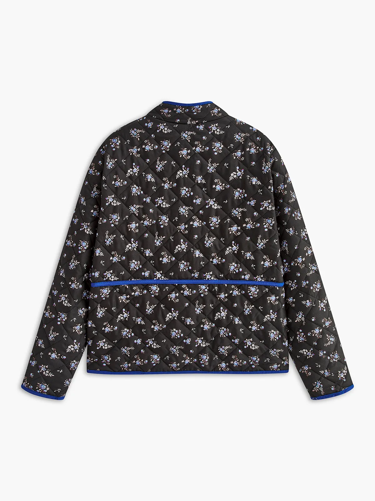 Chicmy-Vintage Contrast Trim Winter Coat