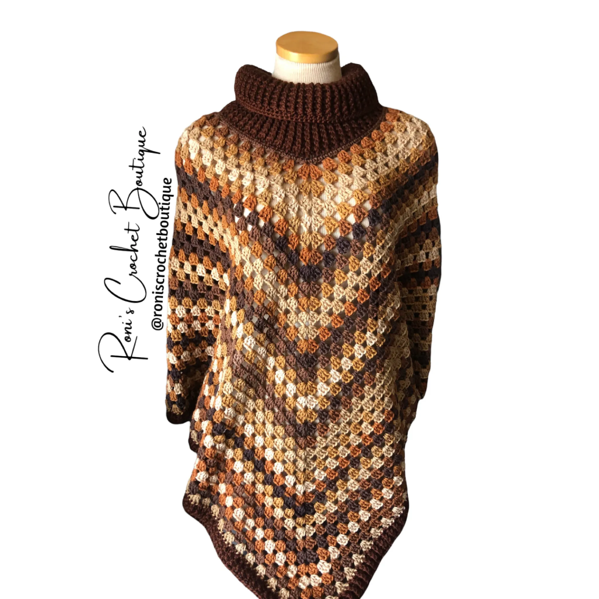 Chocolate Creme Poncho