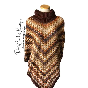 Chocolate Creme Poncho