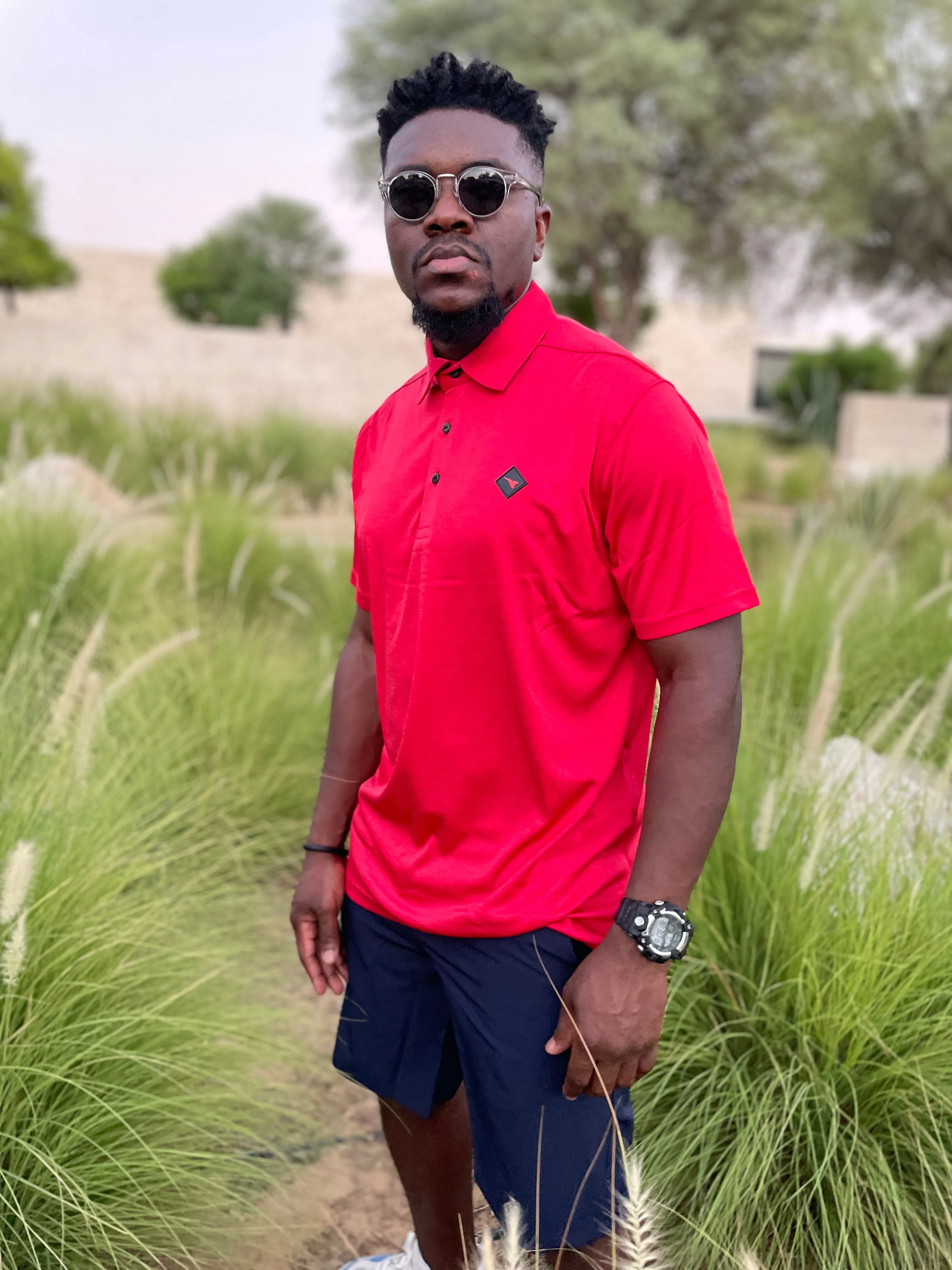 Classico Apolo Red Men’s Golf Polo