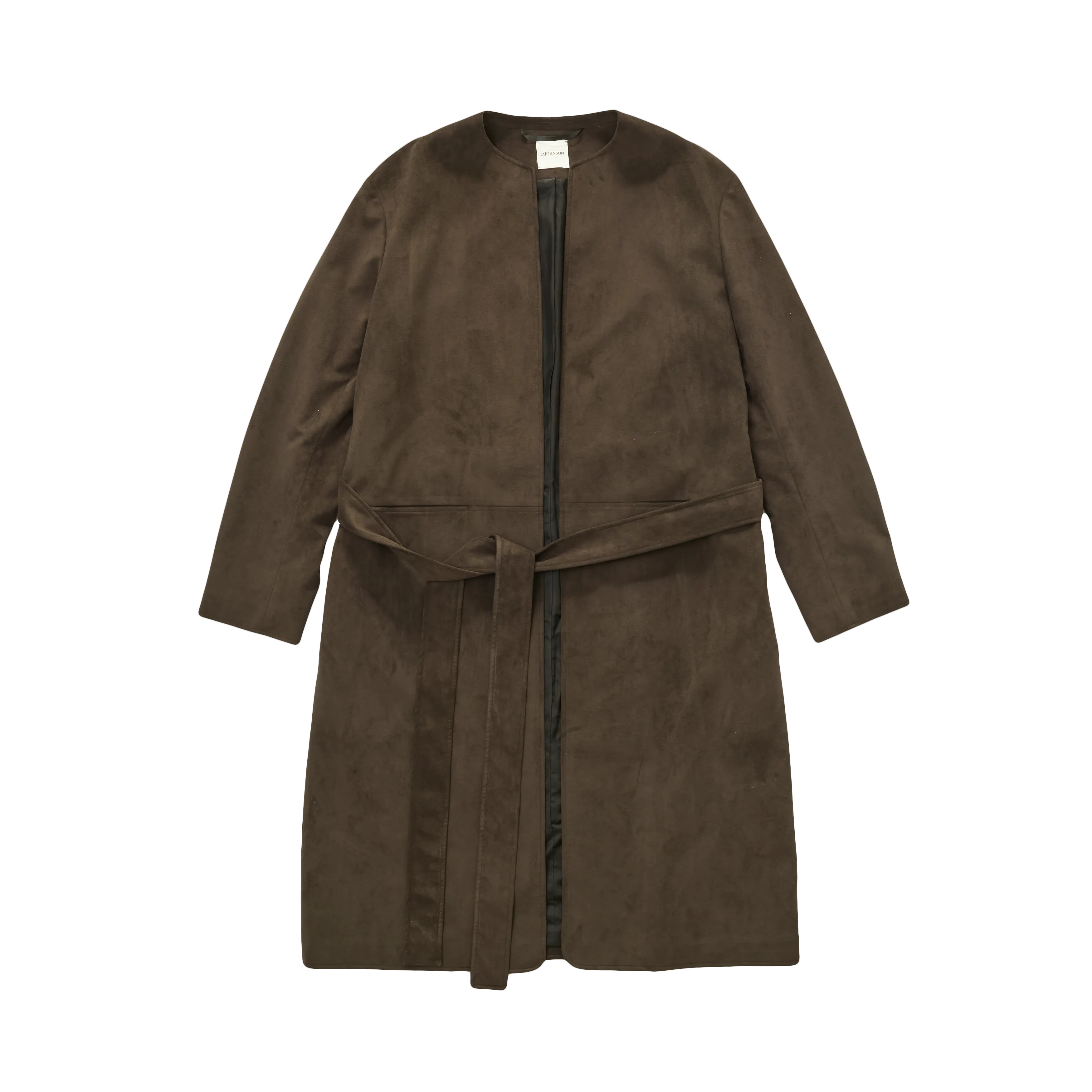Coffee Suede Kristina Coat