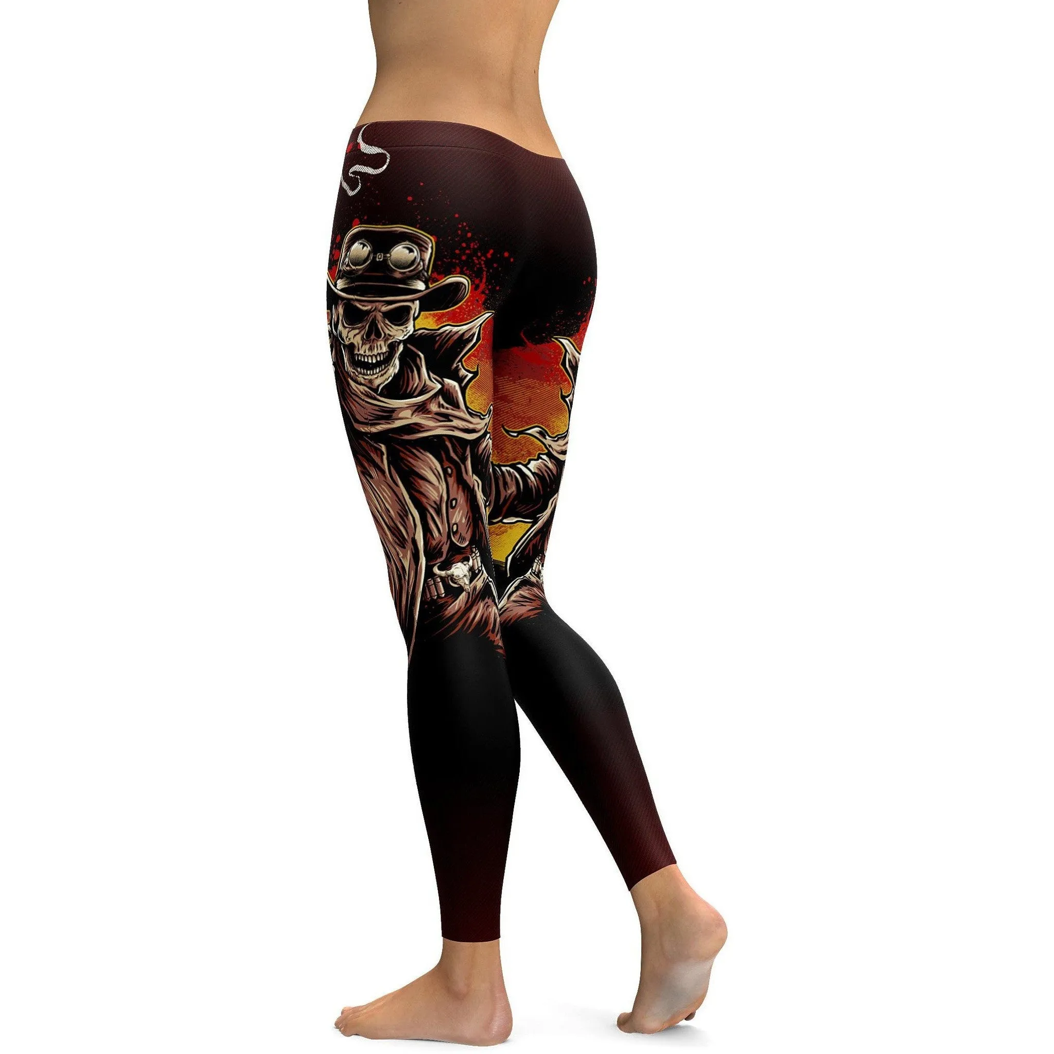 Cowboy Skeleton Leggings