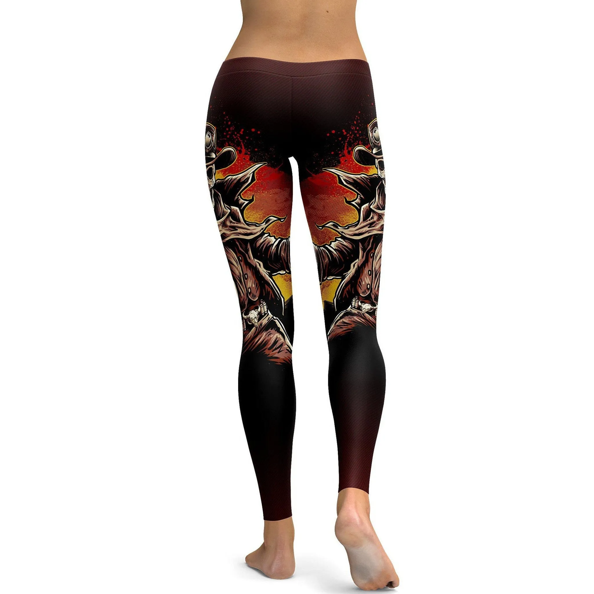 Cowboy Skeleton Leggings