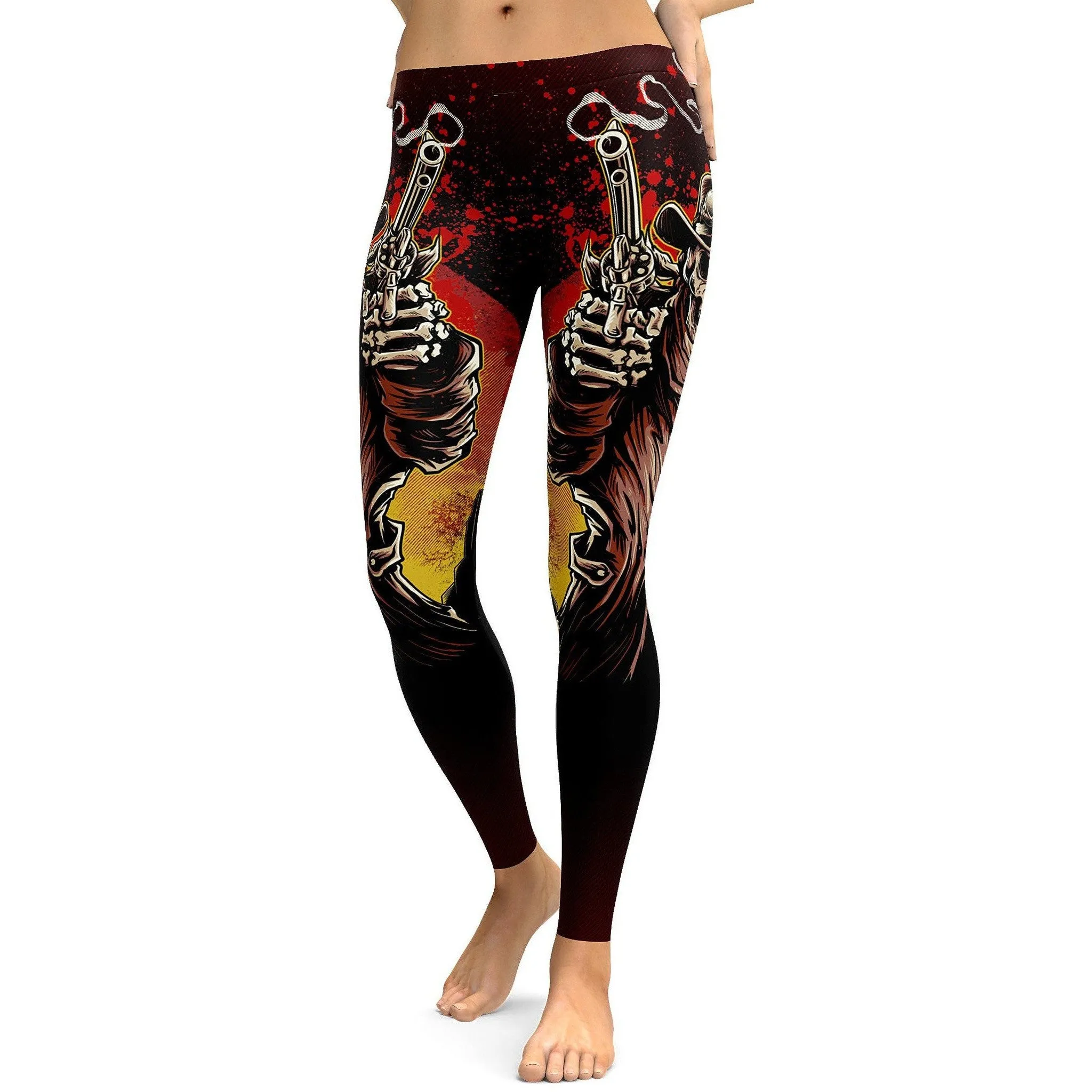 Cowboy Skeleton Leggings