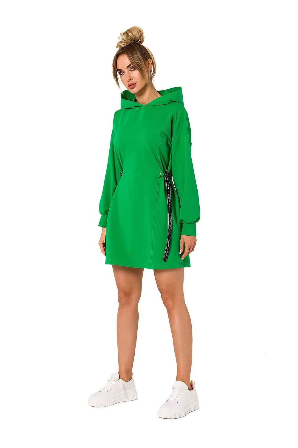 Cozy Hooded Mini Dress Tunic